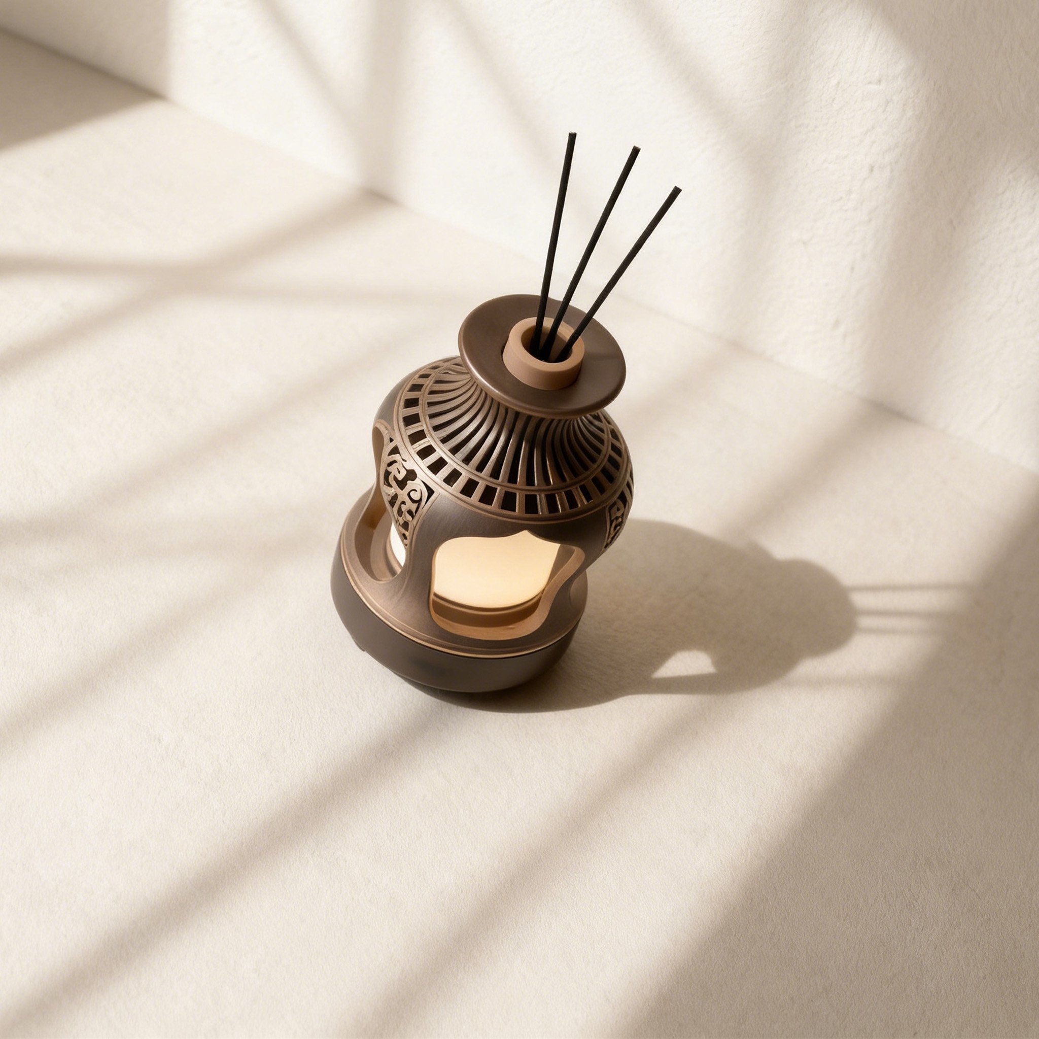 고급 세라믹 소재 아로마 램프