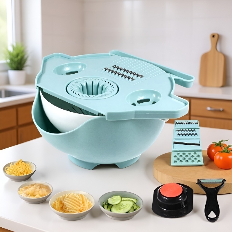 多機能キッチン排水バスケットと野菜カッター