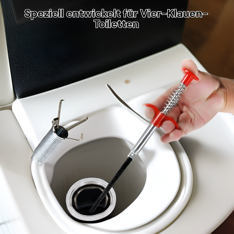 Abflussreiniger für Vier-Klauen-Toiletten
