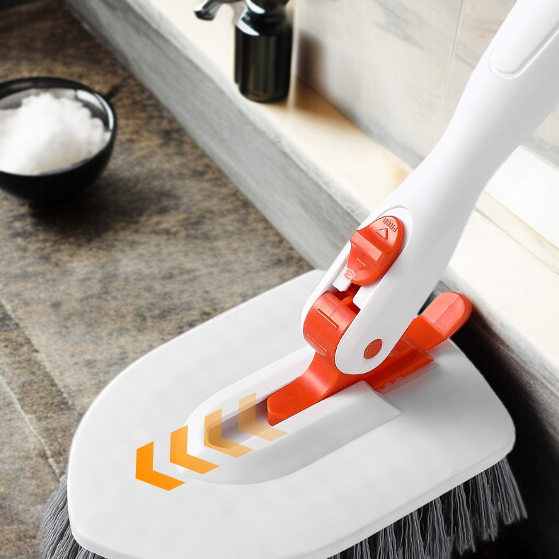 가정용 욕조 브러쉬 다용도 트리플 욕실 청소 브러쉬 바닥 타일 브러쉬 파도 욕조 청소 도구