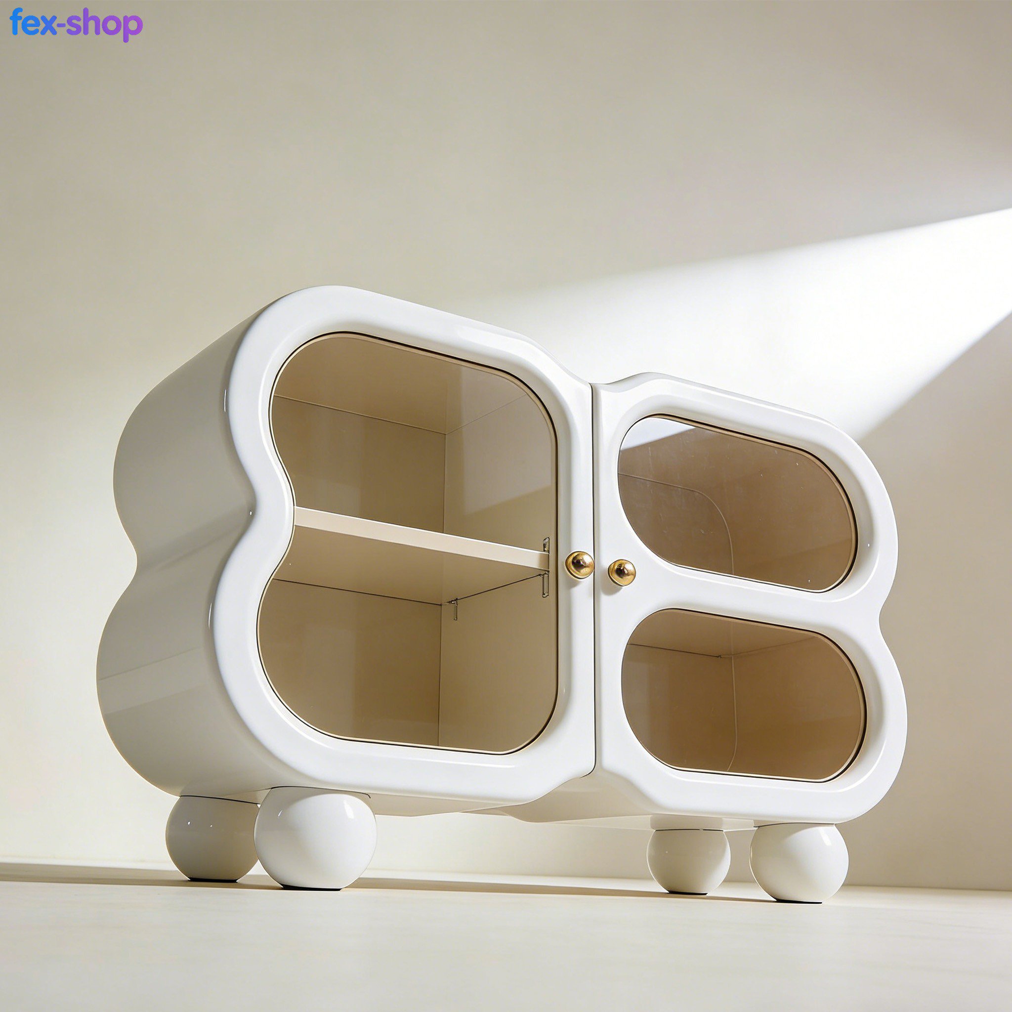 미니멀리스트 주방 수납장