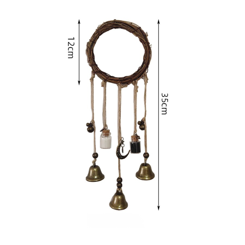 ドアノブ風鈴の祝福飾り