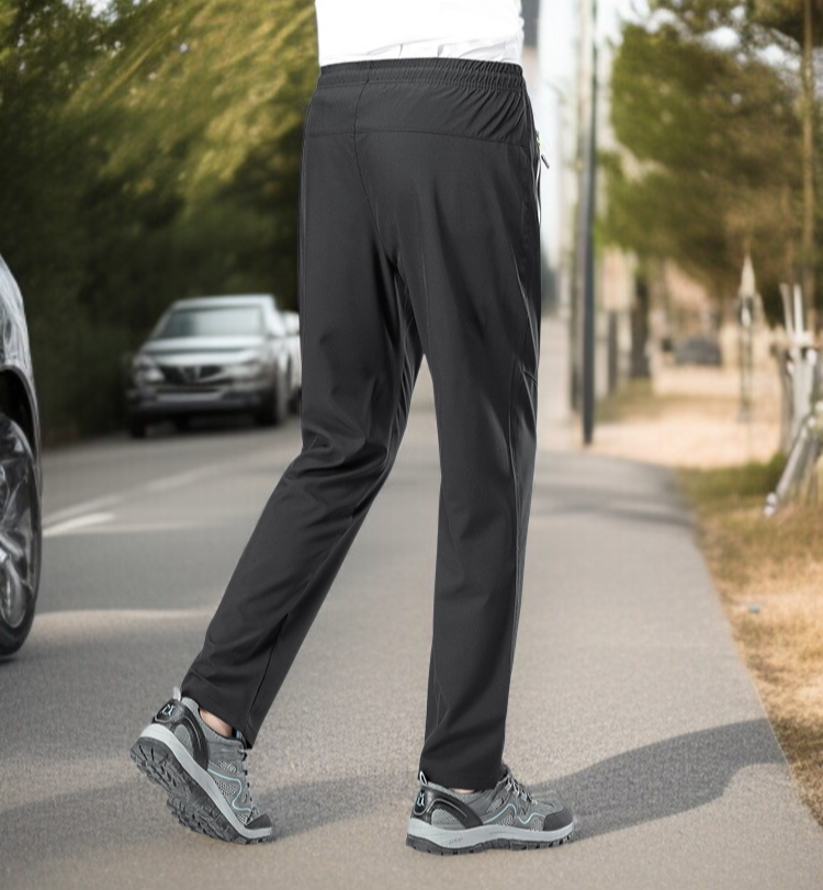 夏の速乾パンツ 通気性の良い軽量パンツ 四方に伸縮性のあるゴムウエスト アウトドア防水バギーパンツ