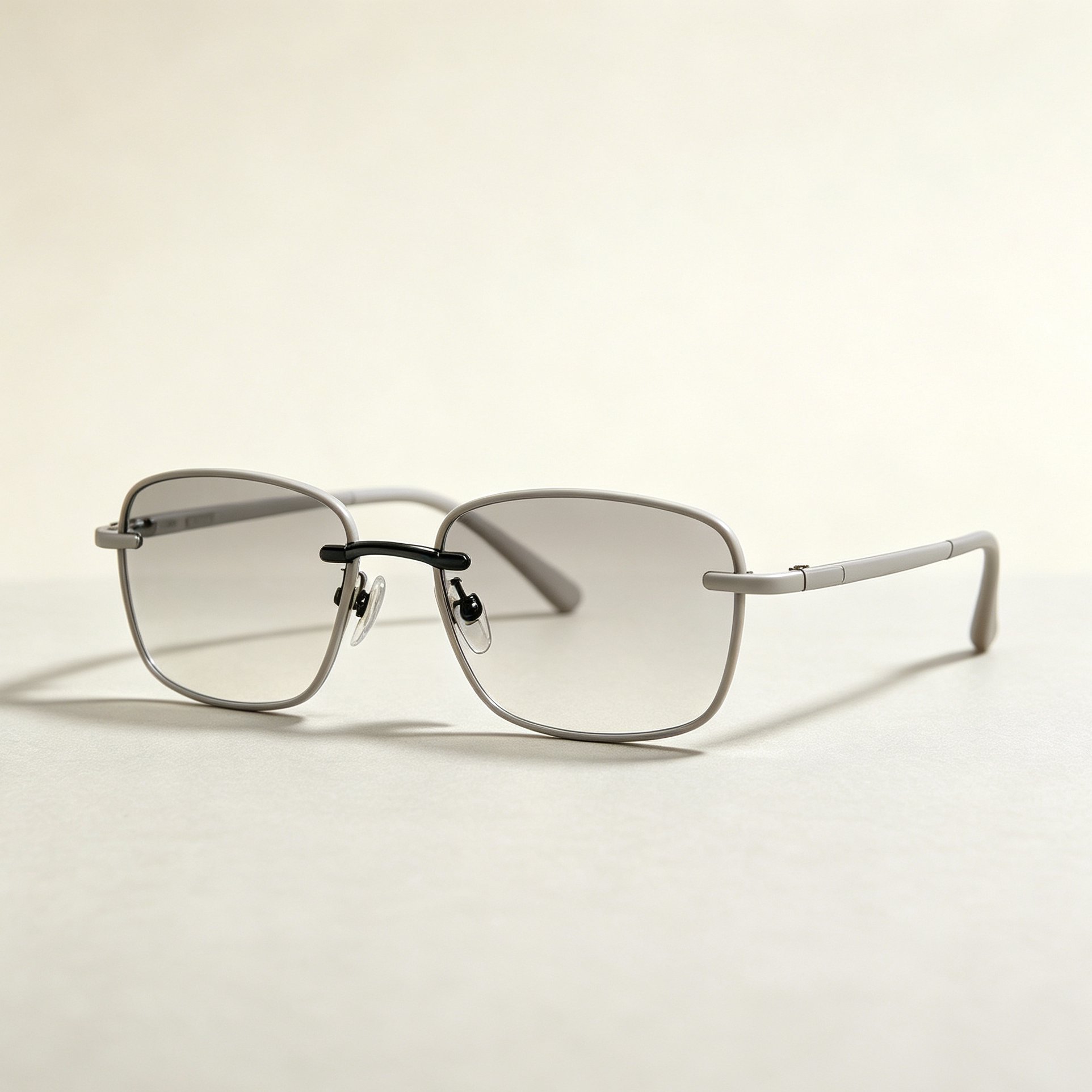Light Gray Thin Rim Glasses