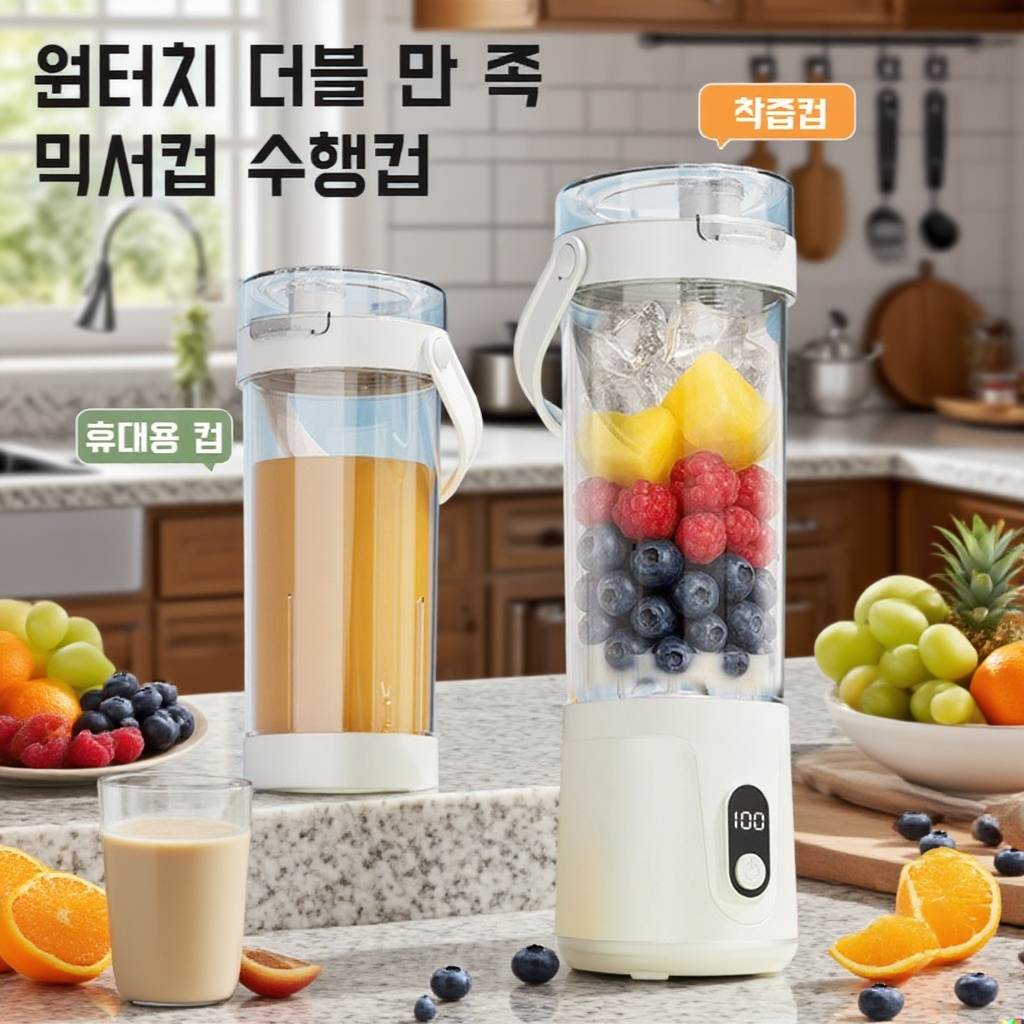  소형 무선 과즙기 착즙컵