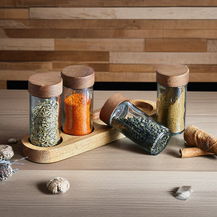 Japanisches rundes Gewürzglas