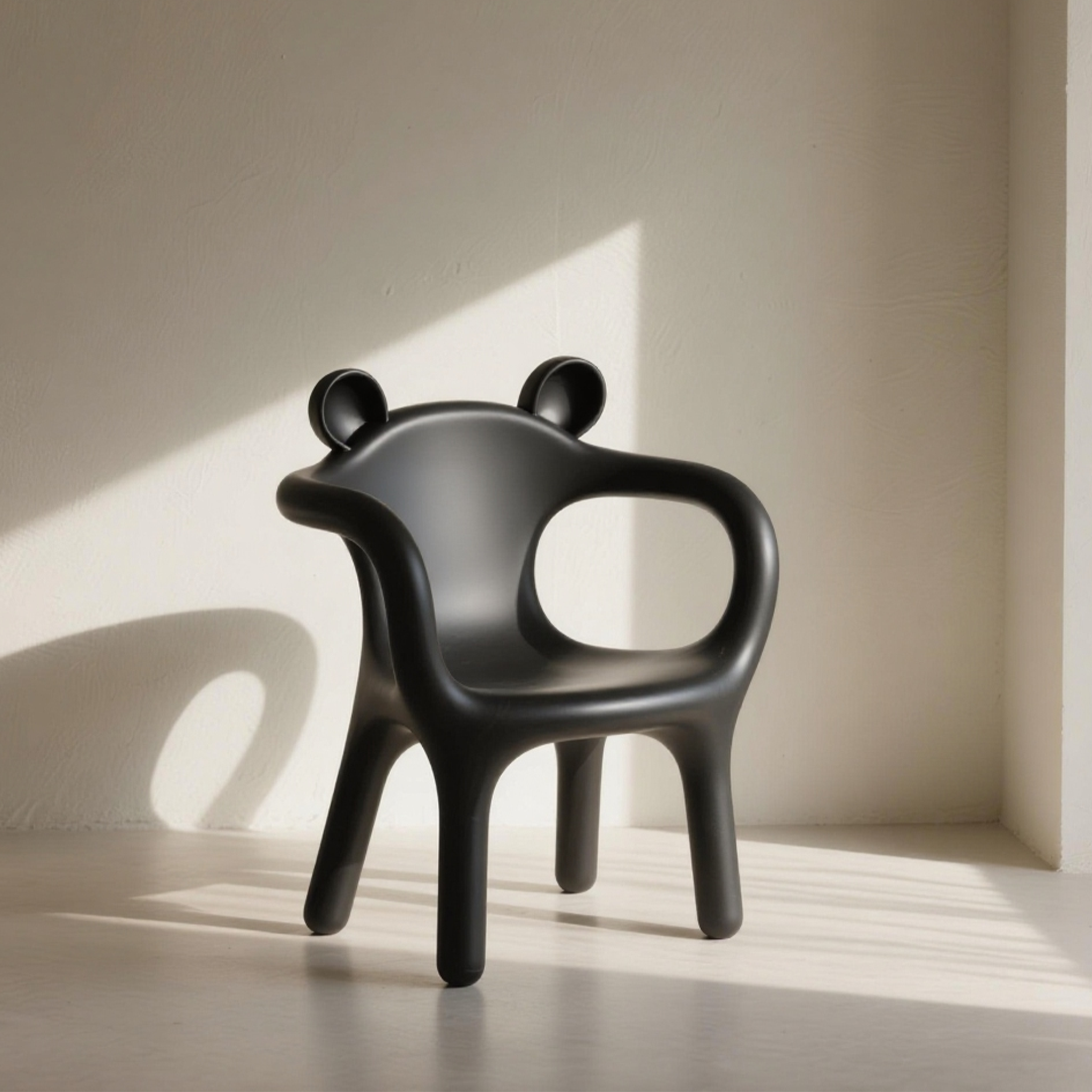 아동용 플라스틱 귀달린 의자 (2개입)