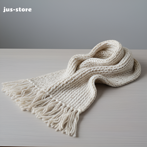 Soft cotton yarn ideal for knitting scarves