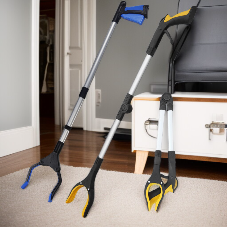 Pince à déchets portable pour propreté, longue poignée pliable, outil de rangement hygiénique