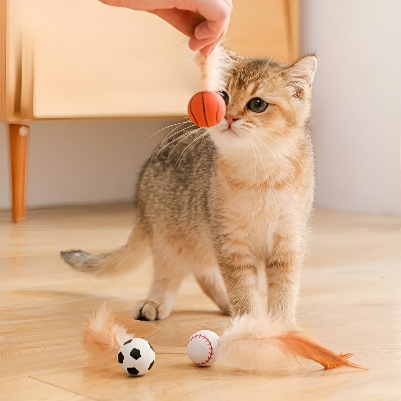 Bouncing Feather Ball