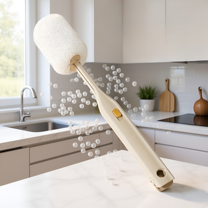 Cepillo de vaso de mango largo multifuncional