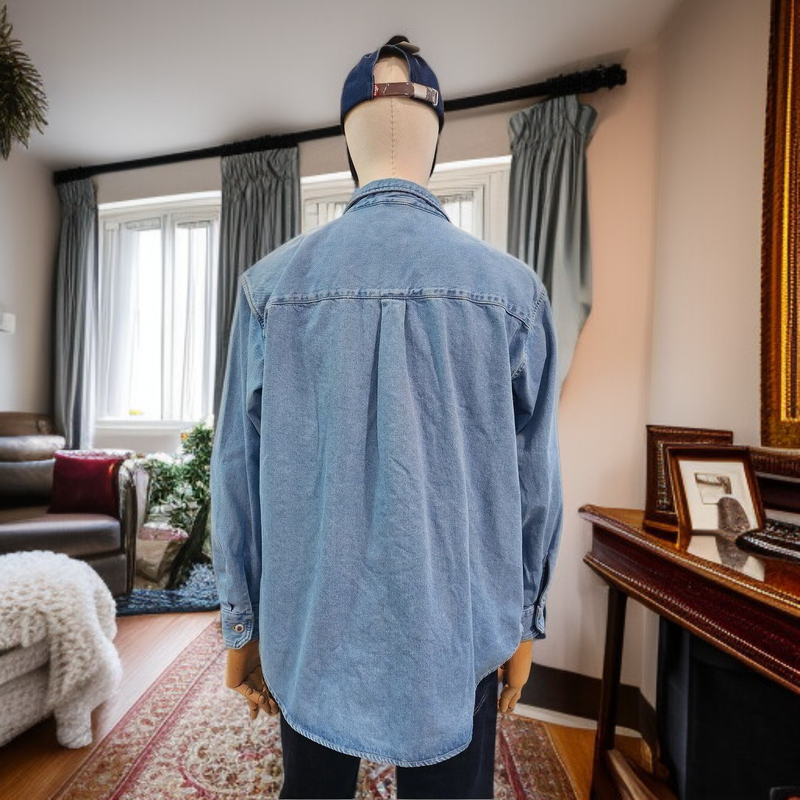  남자 린넨 반팔 셔츠 빈티지 워싱 스타일