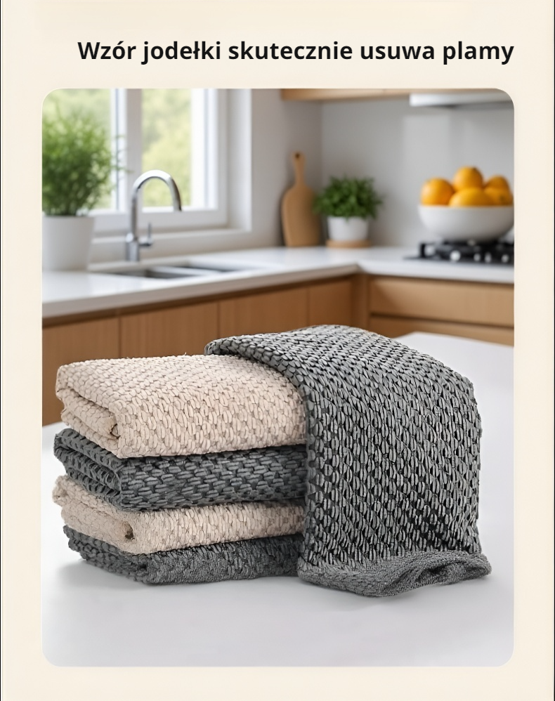 Ściereczka czysta po jednym spłukaniu