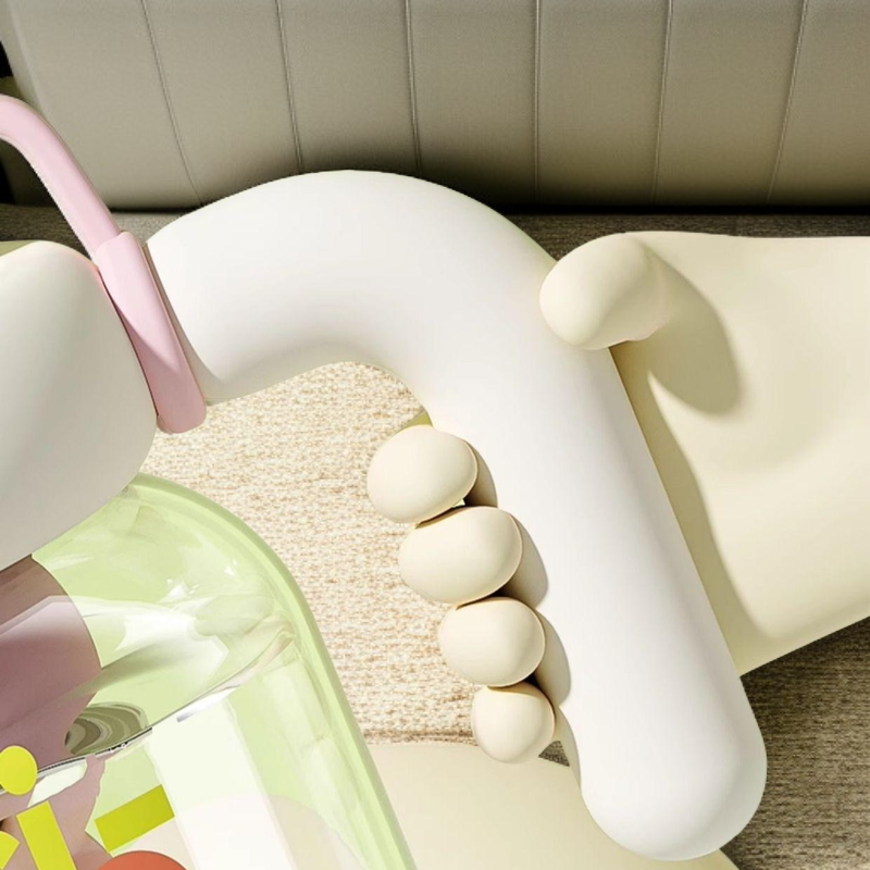 كوب ماء زجاجي كبير الحجم للنساء مع مصاصة للاستخدام في المكتب والطاولة