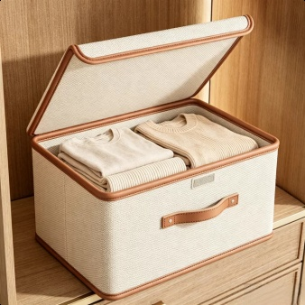 Faltbare Aufbewahrungsbox mit Deckel