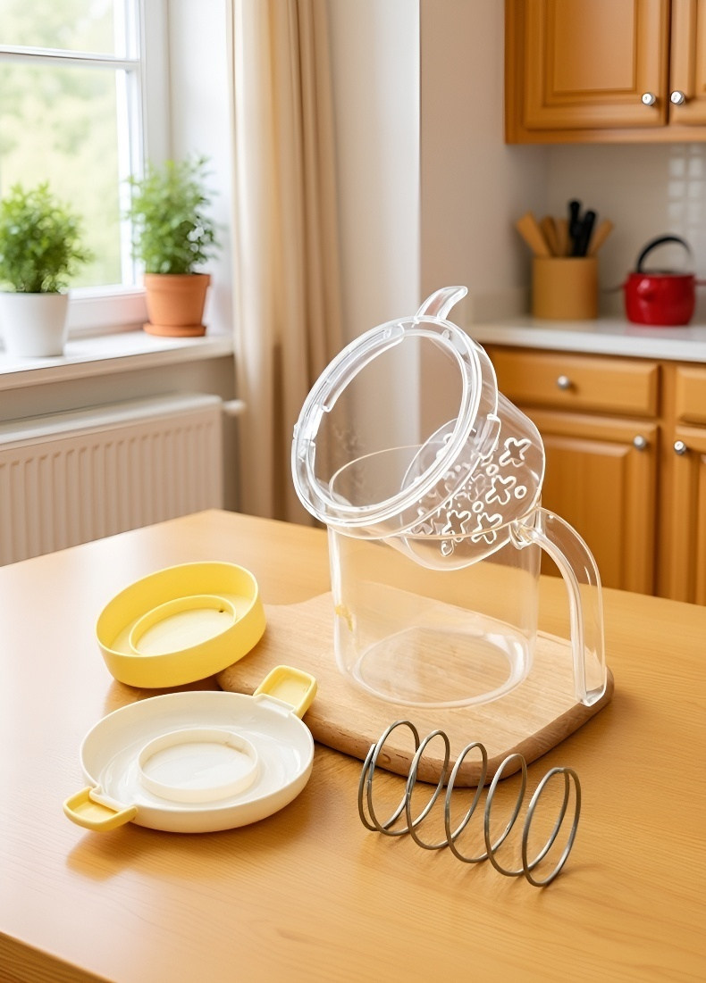 그릭요거트 분리 과정 이미지