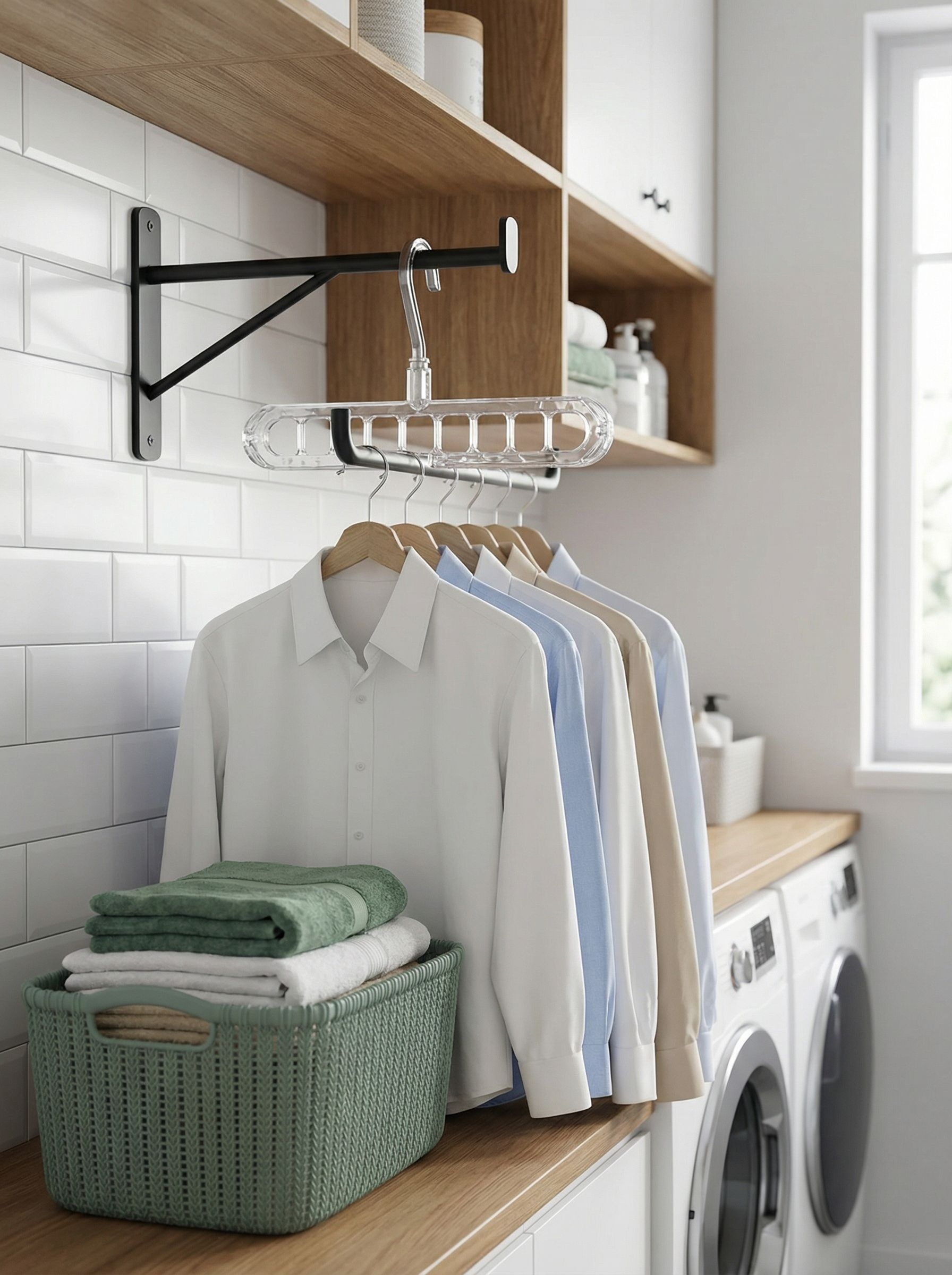 Stabiler und praktischer Kleiderbügel für verschiedene Kleidungsstücke