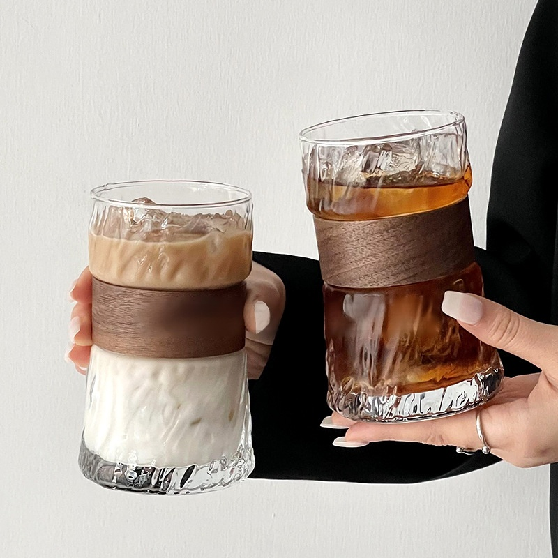 Home Glass Cup with Bamboo Sleeve