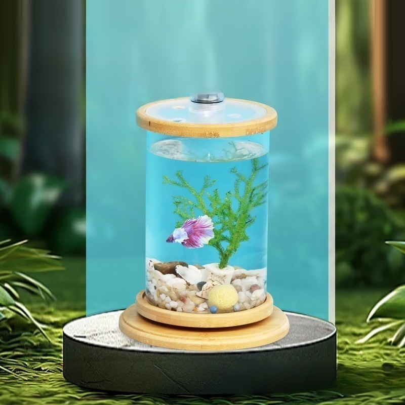 Drehbares Mini-Aquarium