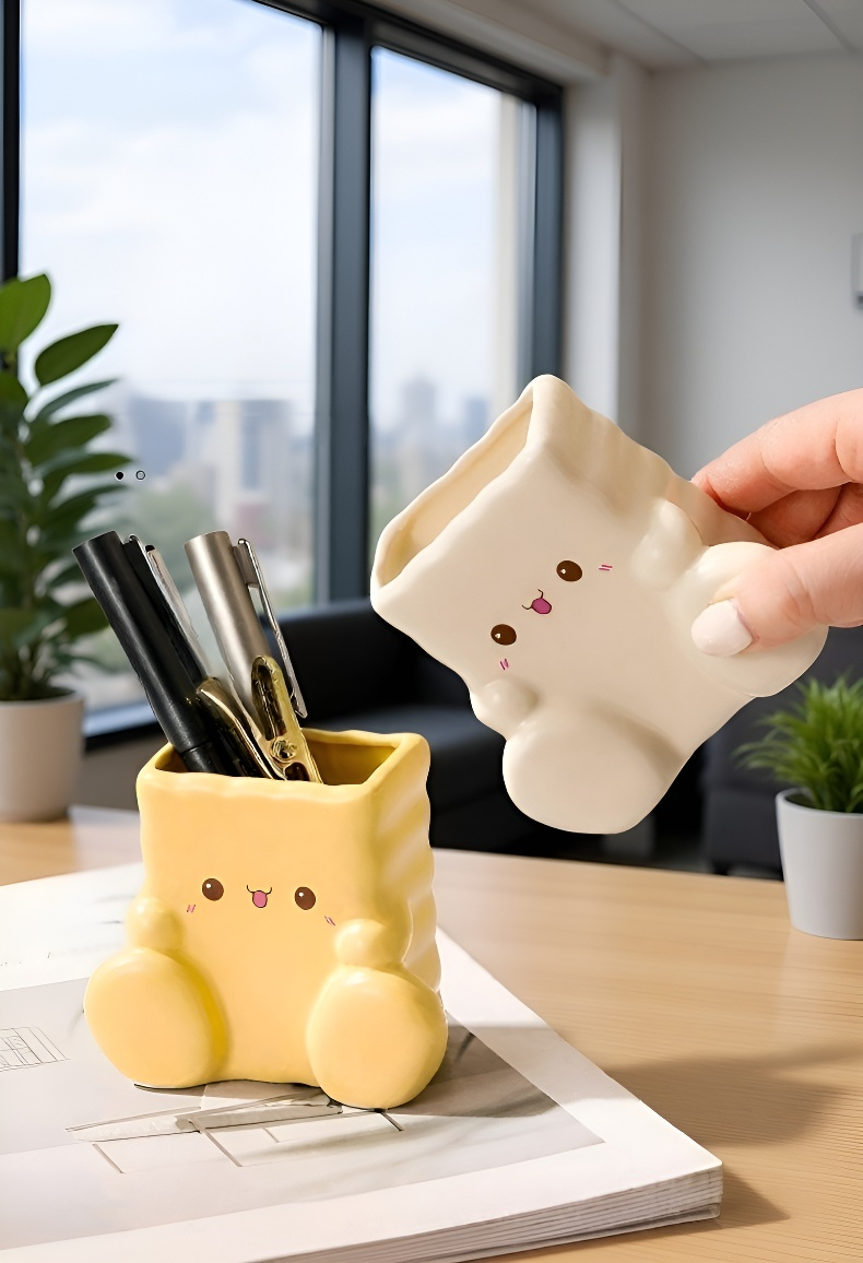 ユニークなクッキー型ペンホルダーの詳細写真