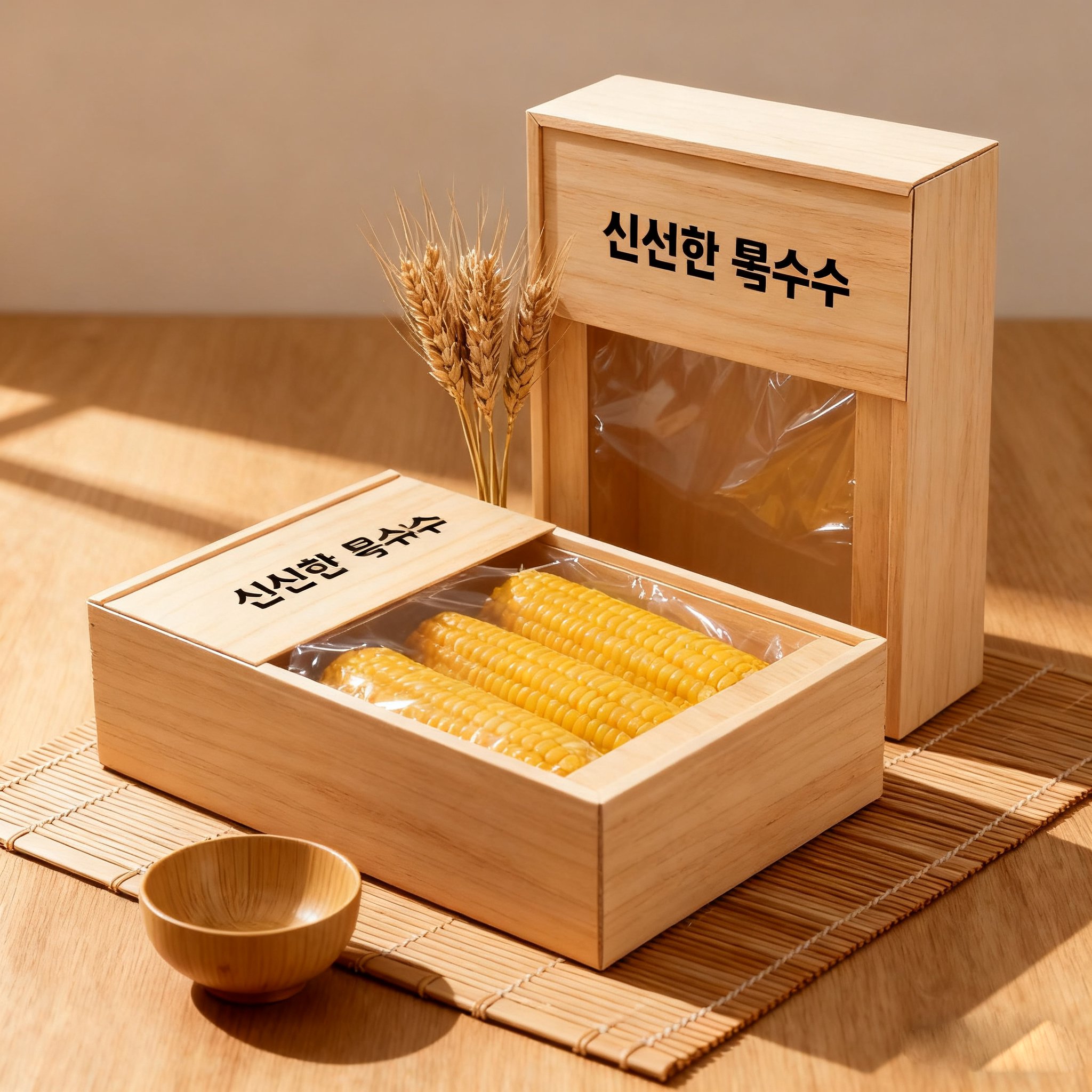 당분이 풍부한 맛있는 옥수수
