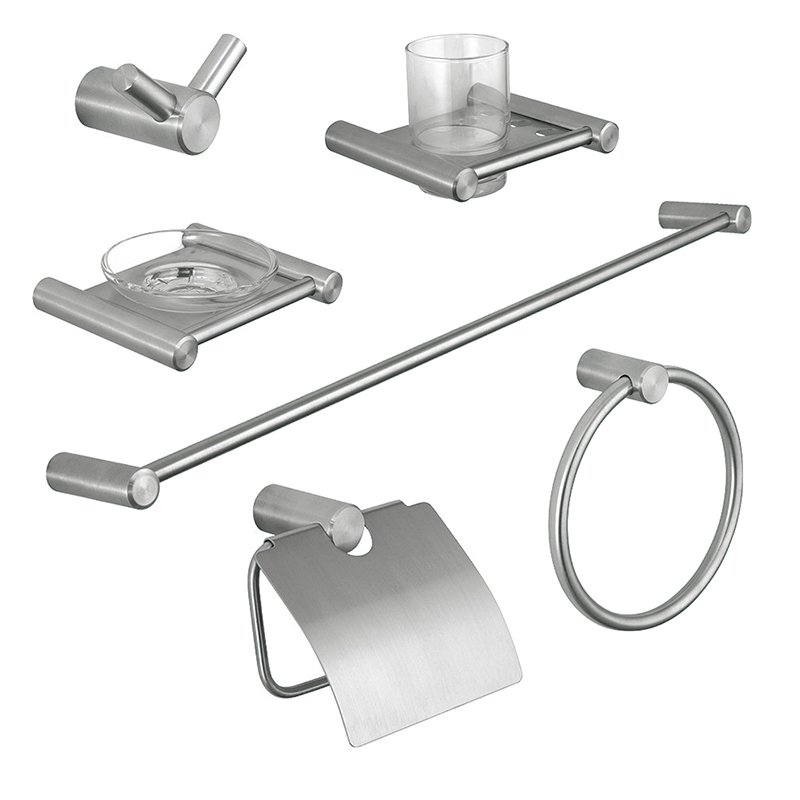 ติดผนังสแตนเลสชุดอุปกรณ์ห้องน้ำ