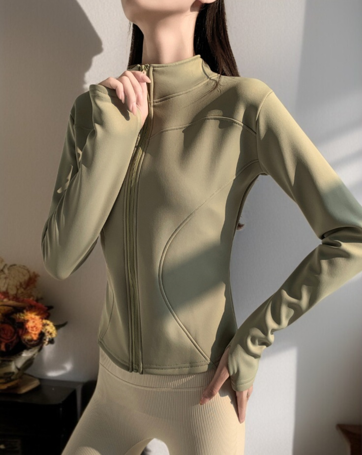 舒適保暖女士長袖外套背面圖