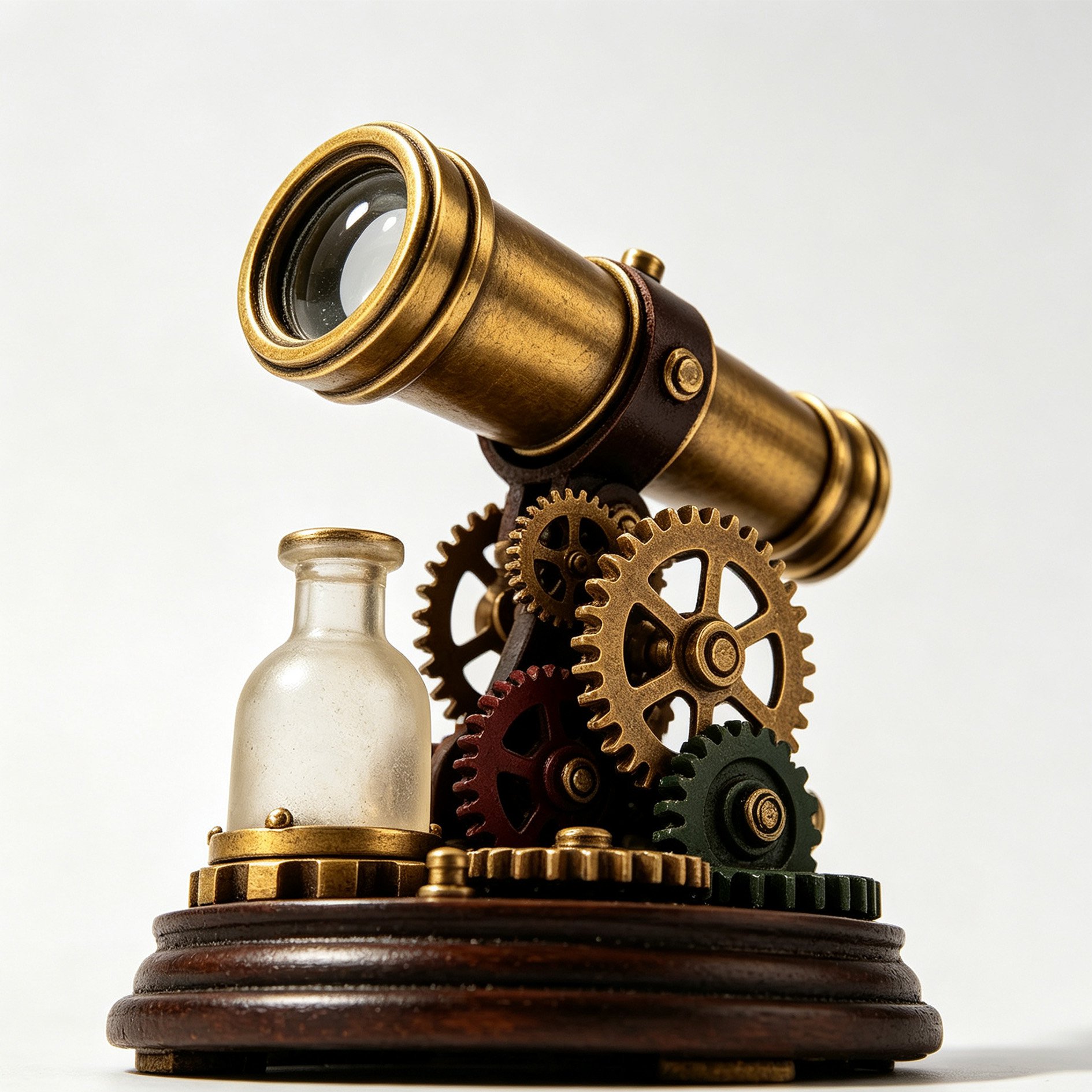 Old-fashioned Stargazing Retro Telescope Ornament