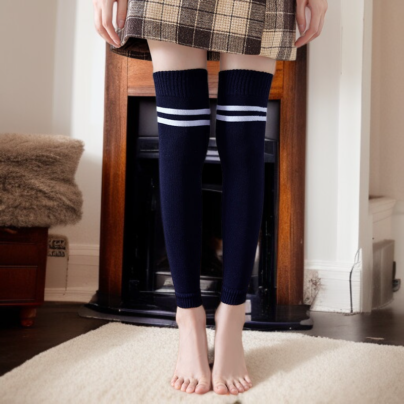 여성 겨울 기모 무릎 보호대 두꺼운 방한 레그워머