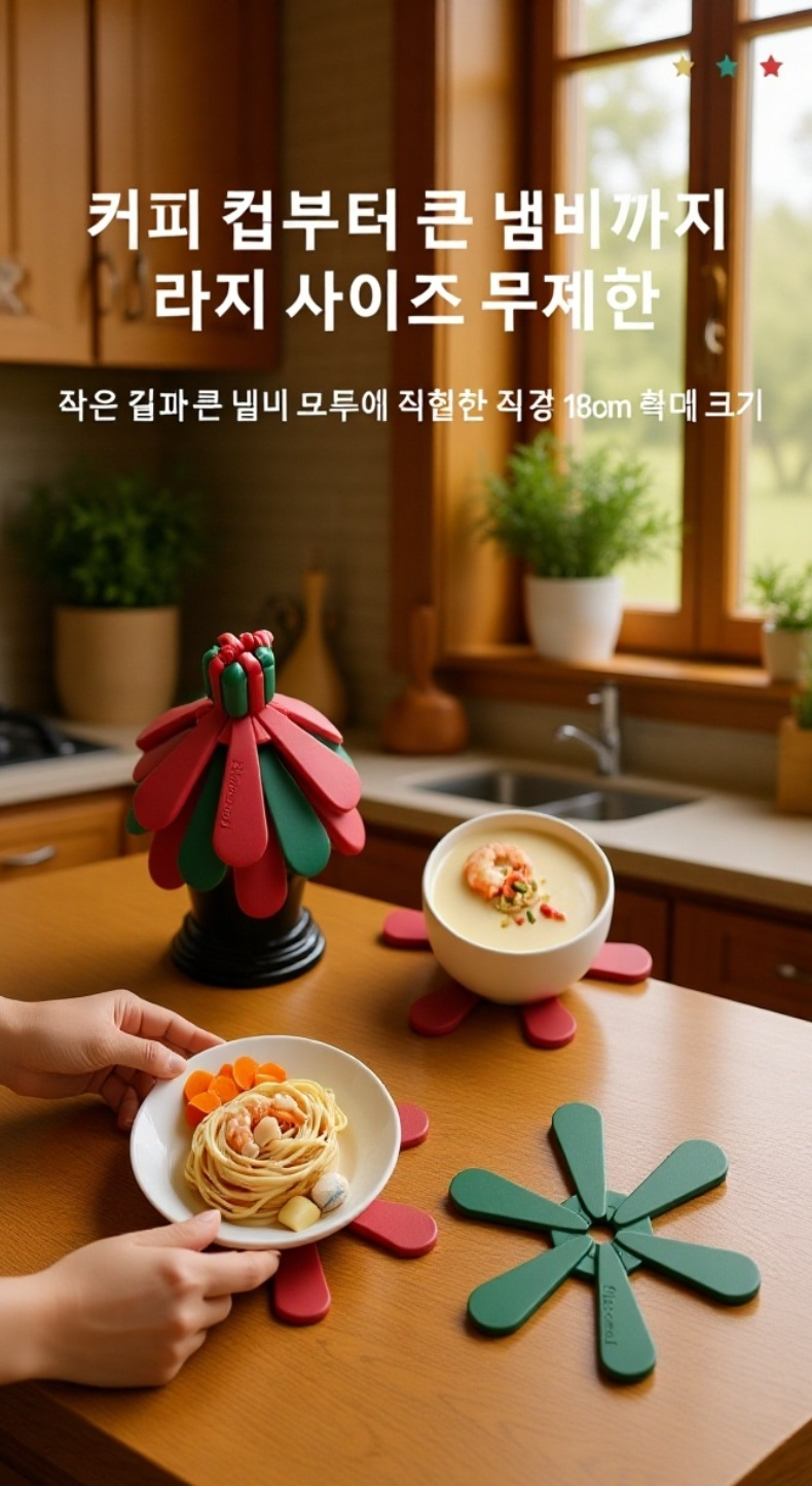 방수 기능이 있는 실리콘 크리스마스 테이블 매트