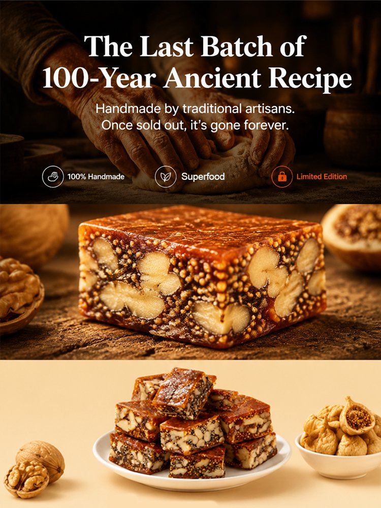 【Only 21 days of sales per year】 Premium California Fig, Walnut & Sesame Superfood Bites