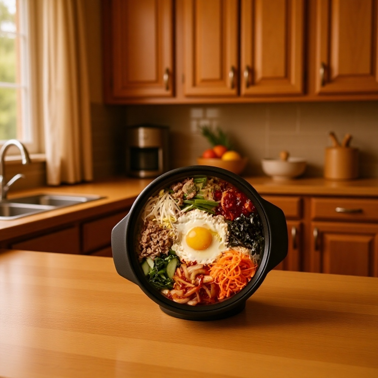 Cazuela de cerámica No. 8/No. 9, diseño de flor de ciruelo, uso en fuego abierto