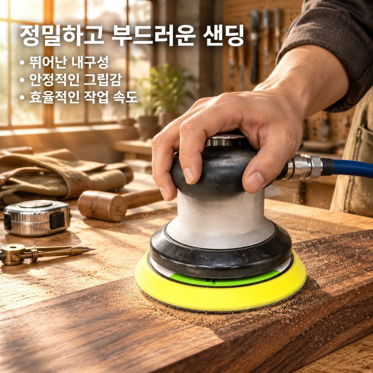 공압 폴리싱 머신