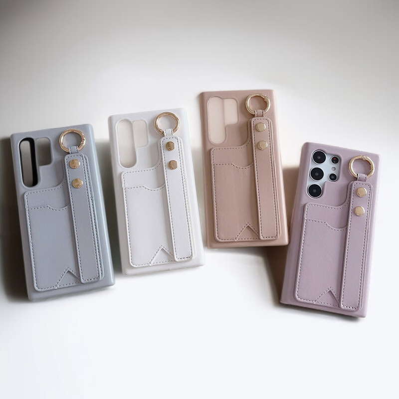 삼성 케이스 삼성 맥스 케이스 양가죽 카드 케이스 거치대 손목 밴드 적용 아이폰 맥스 케이스