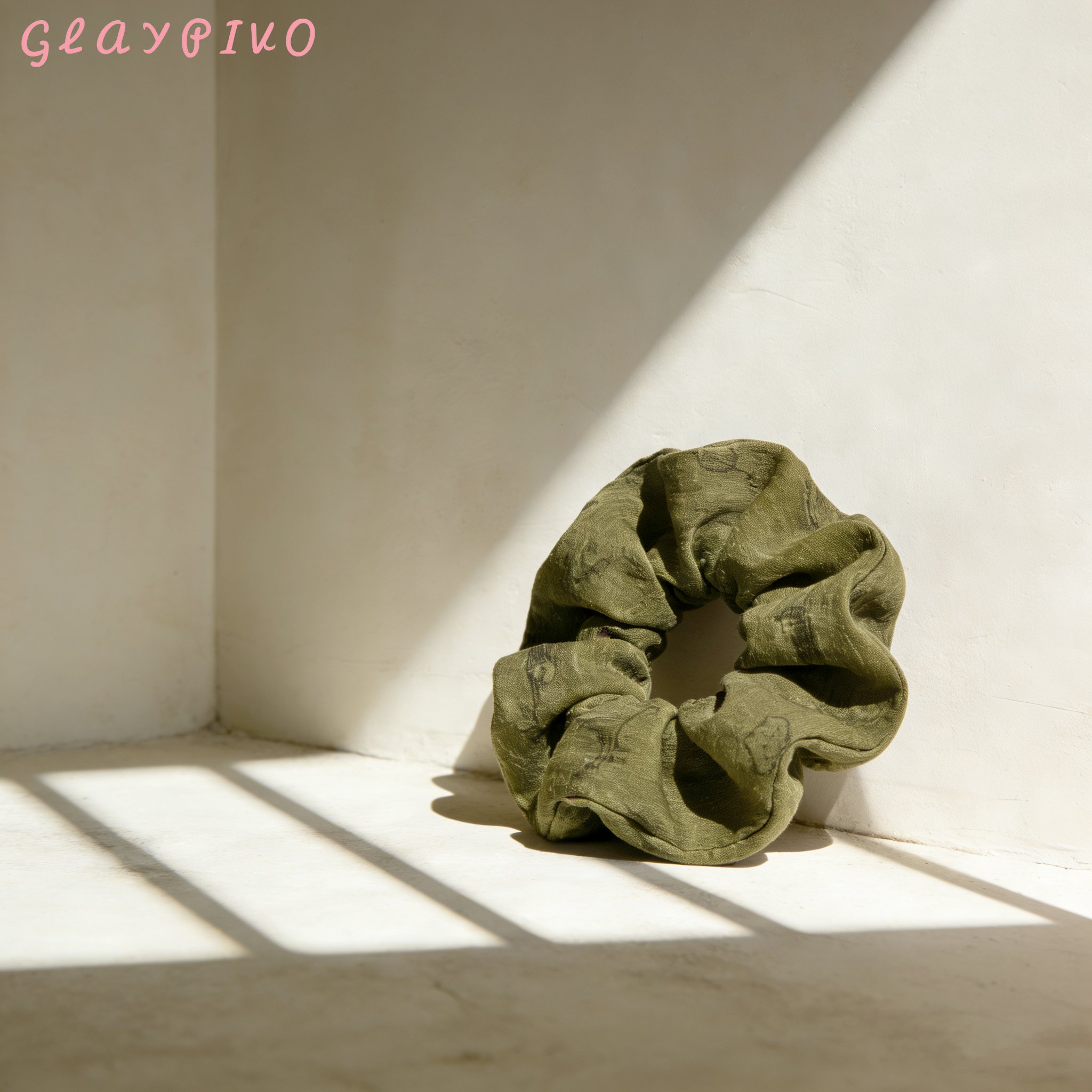 ยางรัดผมแบบยืดหยุ่นสูง ผ้าสีพื้น