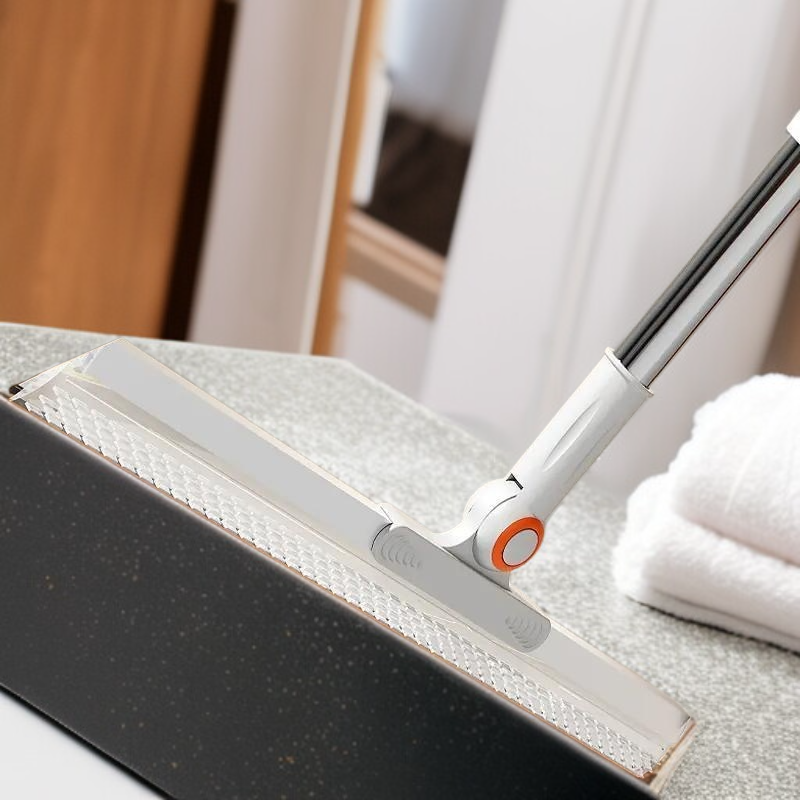 업그레이드 쿼드원 빗질 물마술 빗질 유리 바닥 와이퍼 실리콘 바닥 와이퍼 양면 볼록 가정용 화장실 빗질