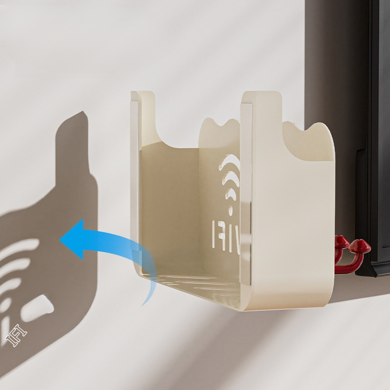 Wall-mounted Router Storage Shelf