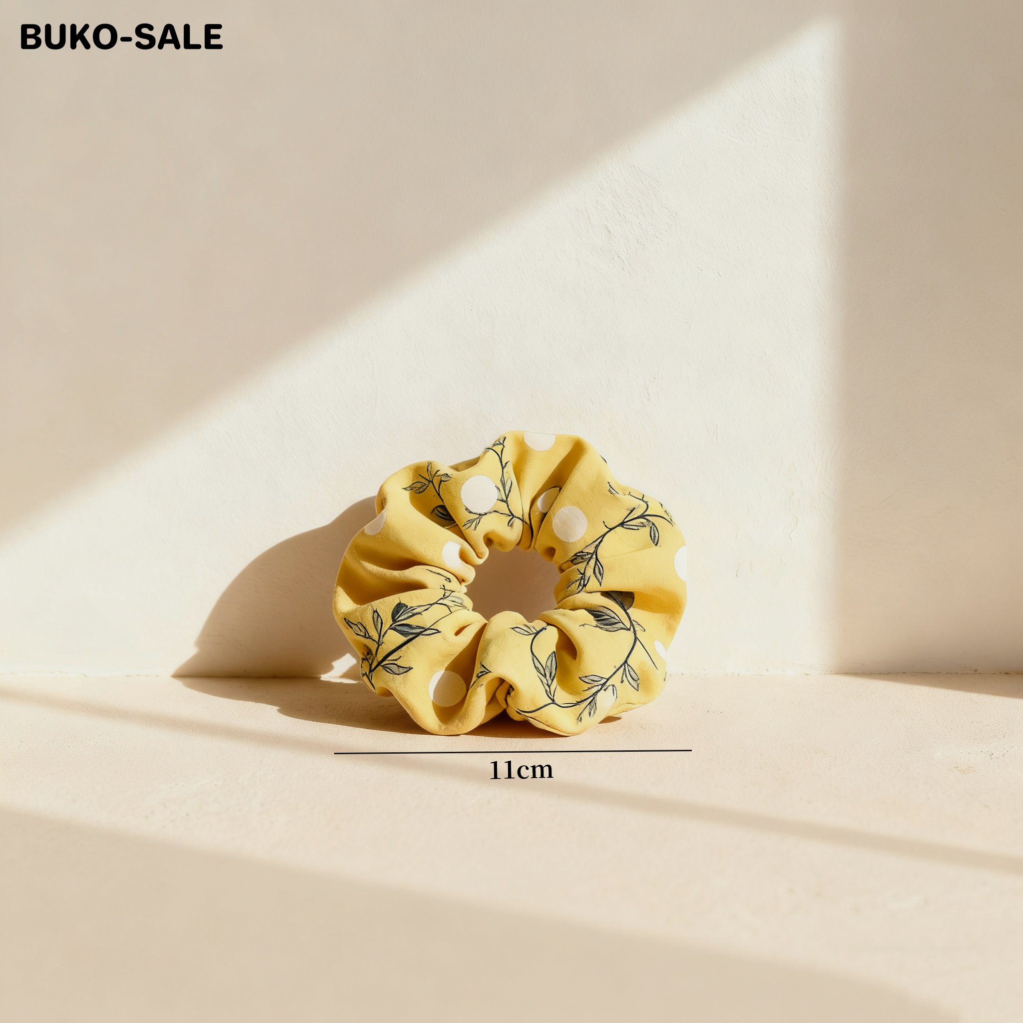 고급 원단 스크런치 머리밴드