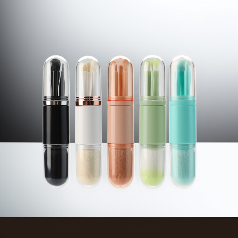 휴대용 메이크업 브러시 세트