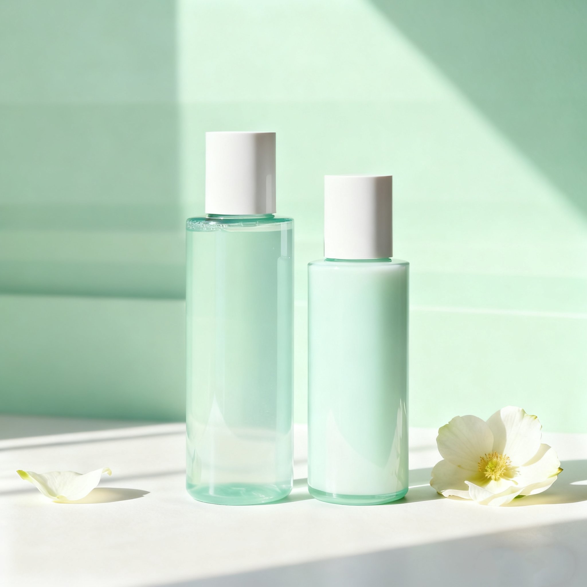 ชุดน้ำตบและโลชั่นบำรุงผิว เติมน้ำและล็อคความชุ่มชื้น