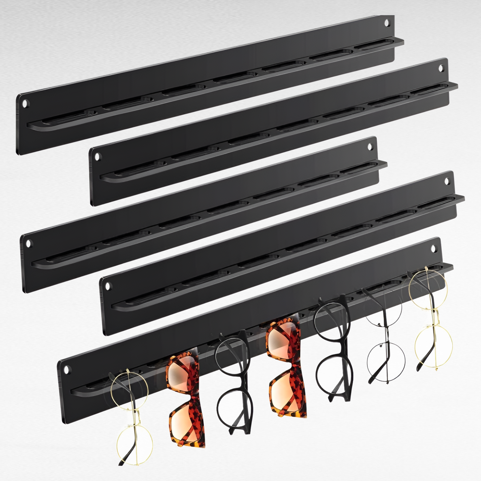 High-end Acrylic Wall-mounted Sunglasses Display Rack