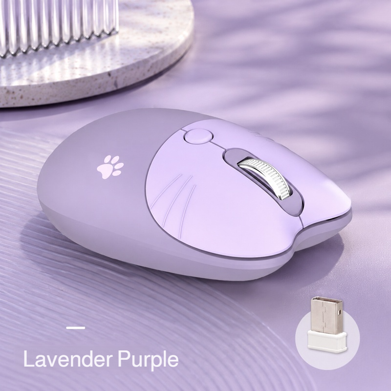 Lightweight portable mouse with USB receiver