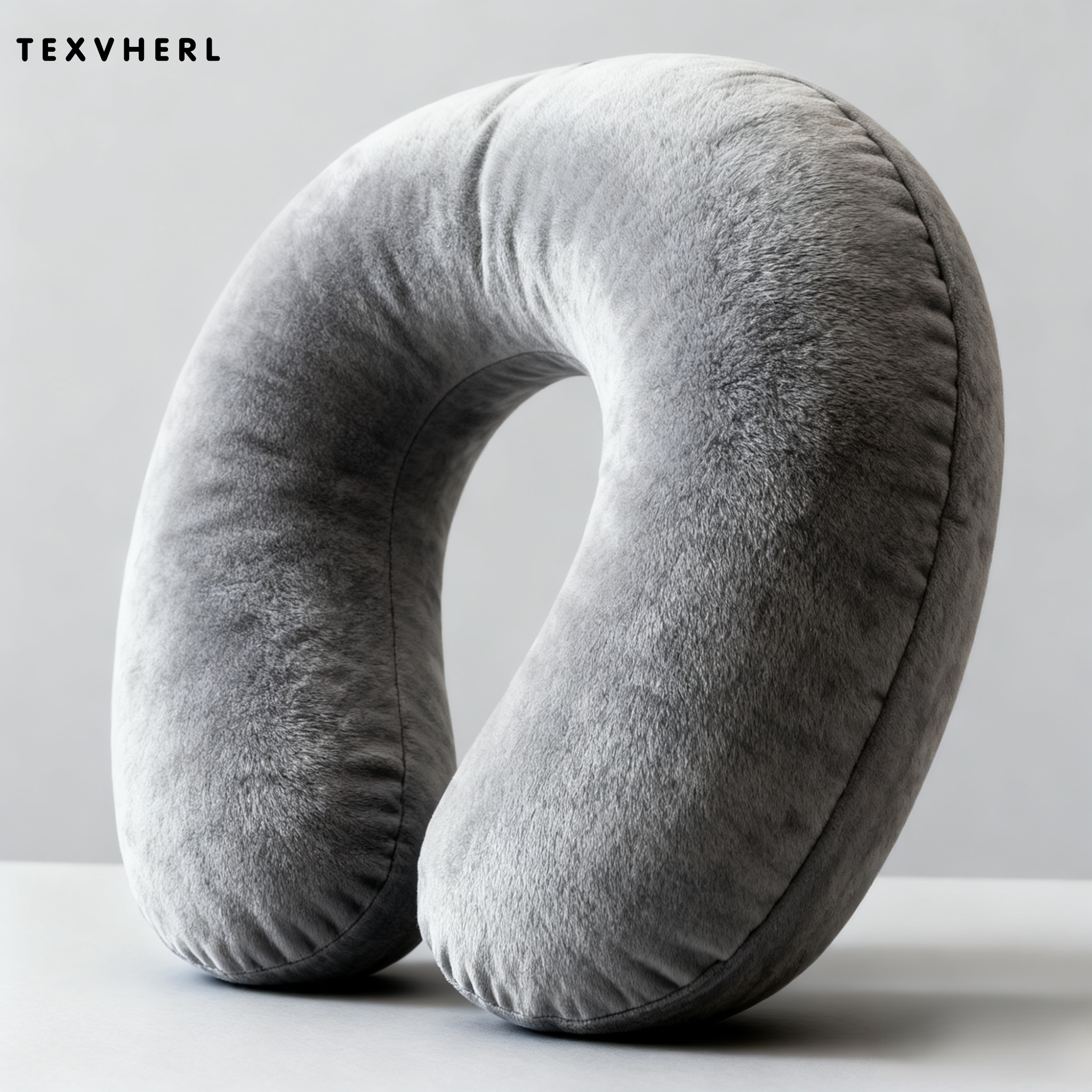 หมอนรองคอพกพารูปตัว U สำหรับเดินทาง (2 ชิ้น)