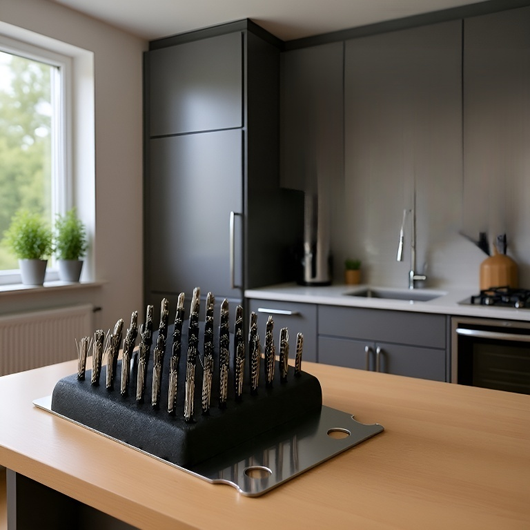 Stainless steel baking utensils and steel spatulas