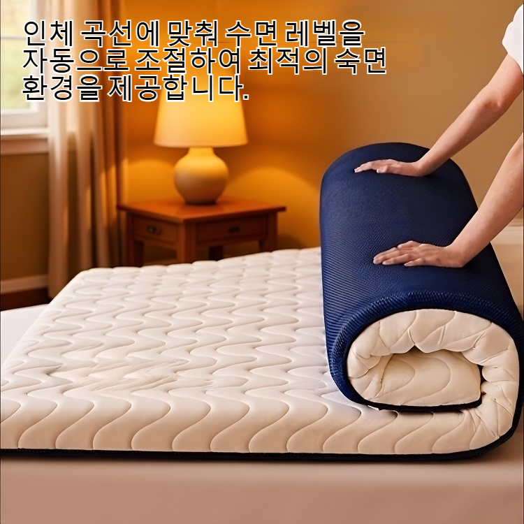 나체 수면 레벨 잠금 온도 기억 리턴 매트리스