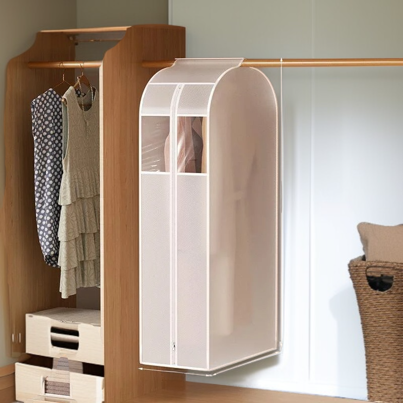 의류 더스트 커버 코트 투명 방습 커버 옷장 걸이 투명 방회 투명 코트 커버