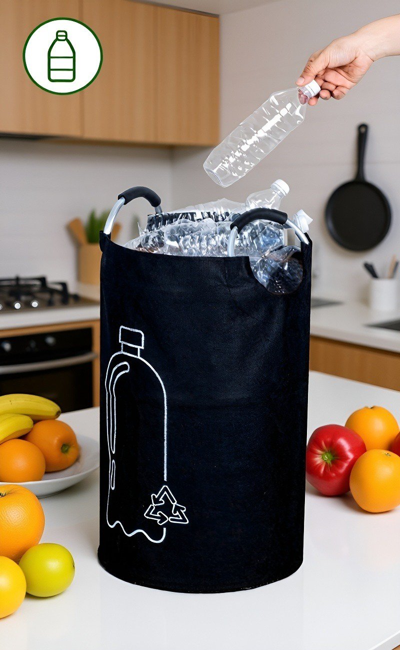 Platzsparender Wäschekorb für kleine Wohnungen