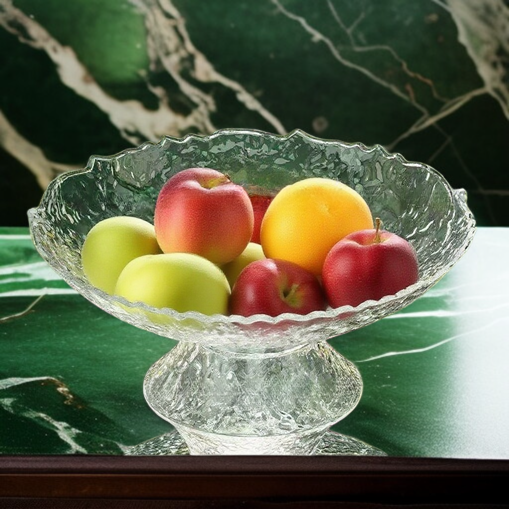 유리무늬 과일 쟁반