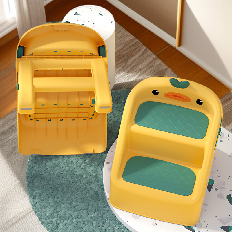 子供用フットスツール ベビーハンドウォッシングラダー 洗面台フットスツール 階段ステップ 幼児用バスルームフットスツール