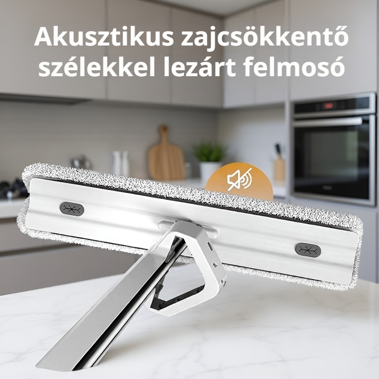  Kézmosás nélküli háromszög alakú, kétoldalas felmosó 